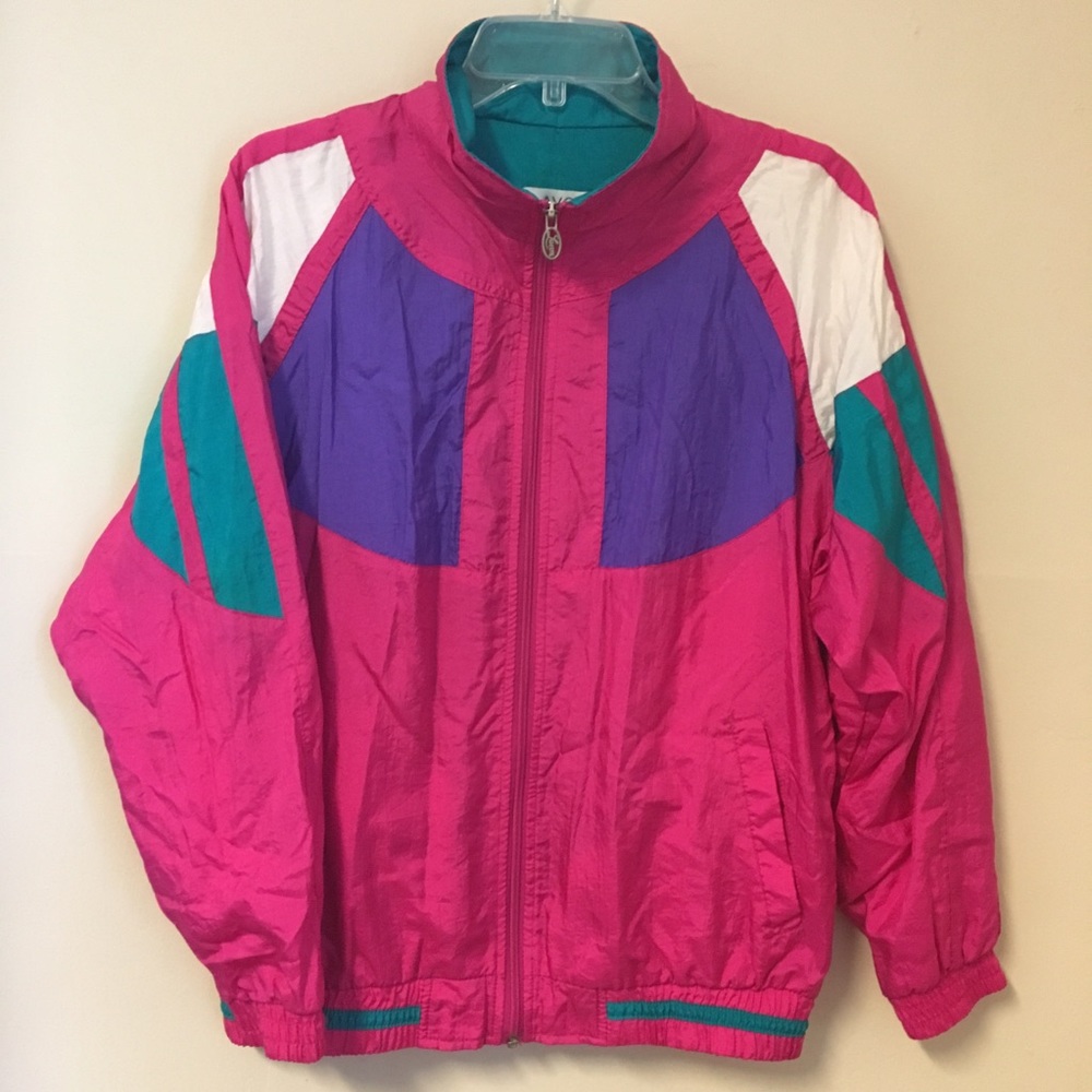 Color block 80’s windbreaker